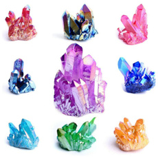 crystalcluster, quartz, variouselectroplatedvug, heartreiki