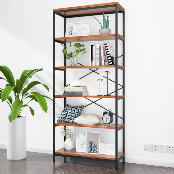 Tall Bookshelf Wooden Shelf Shelving Unit Bookshelves Bookcase