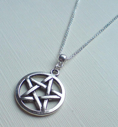 Charm Jewelry, wiccanecklace, Jewelry, pentaclenecklace