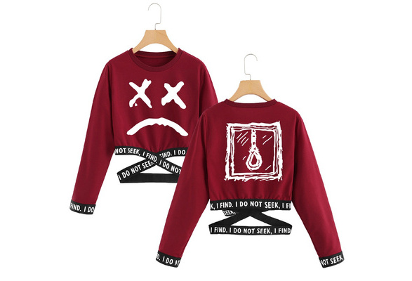 Lil Peep Printed Sexy Crop Tops Love Lil Peep Fashion Tops Wish Lil Peep Printed Sexy Crop Tops Love Lil Peep Fashion Tops Wish