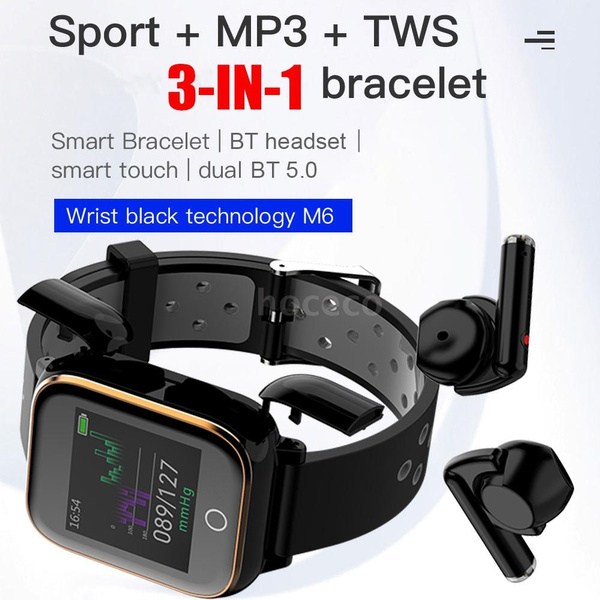 Tuanzi N18 Smart Watch with Earbuds 1.53 Inch Smartwatch India | Ubuy