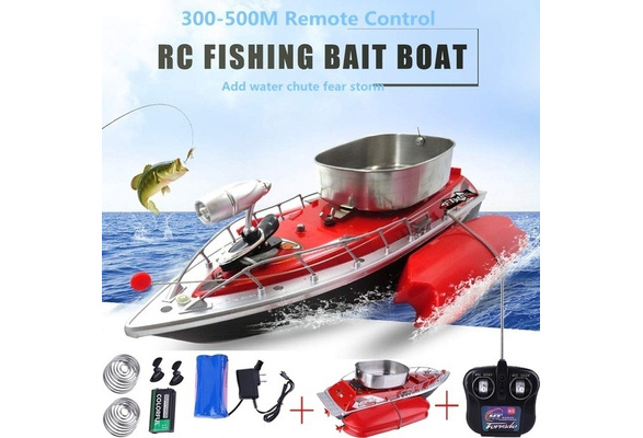 RC Bait Boat Intelligent Wireless Electric Fishing Bait Remote Control Boat  Fish Ship Searchlight Toy