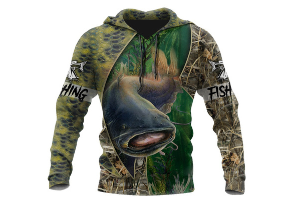 Custom name Carp Fishing Skin Camo 3D Printing Men's Hoodie & Sweatshirt  Autumn Unisex Zip Hoodie Casual Tracksuits KJ780