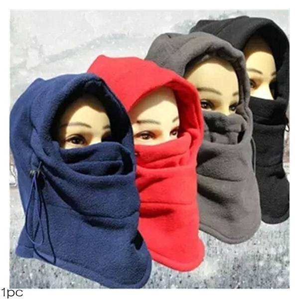 Thermal Fleece Snood Neck Warmer Scarf Warm Winter Ski For Men