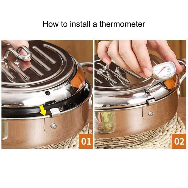 Steel, Kitchen, Kitchen & Dining, deepfryerwith