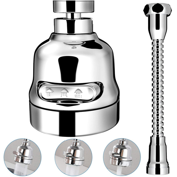Delta Faucet Sprayer Head, 360 Rotatable, 3 Modes, Anti