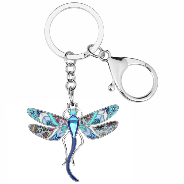 Dragonfly Key Chain Charms Keychain Clip She Believed She Could So She Did