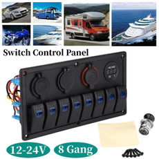 Automobiles Motorcycles, 8gangledswitchpanel, rockerswitch, led