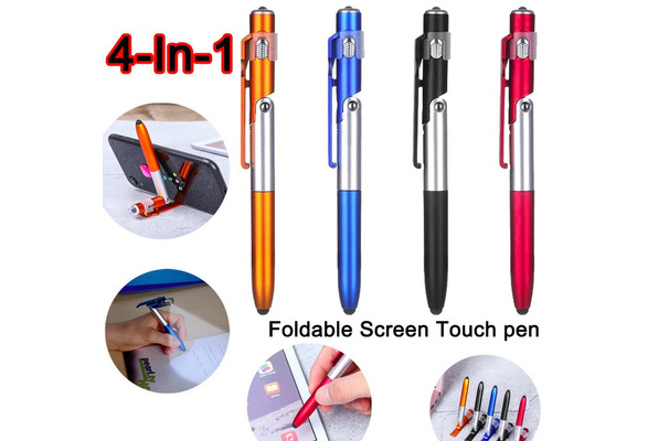 Multifunctional Ballpoint Pen Folding LED Light Mobile Stand Holder Pen  UK 