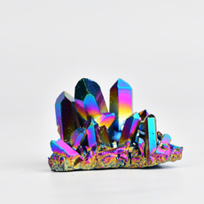 rainbow, crystalcluster, Natural, Colorful