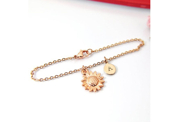 Gold Sunflower Charm Bracelet - Marie's TJazelle Exclusive – Marie's Jewelry  Store