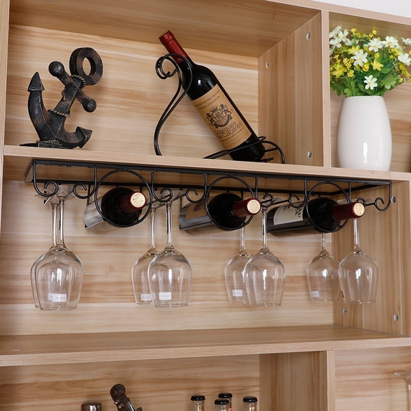 Hold Everything Under Cabinet Stemware Rack