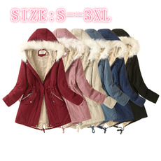 Fashion, cottonpaddedjacket, loosecoat, slim