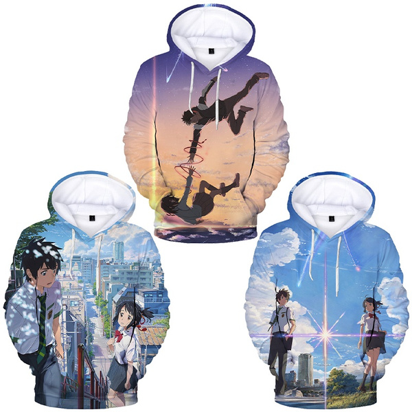 Your name anime hoodie Clearance