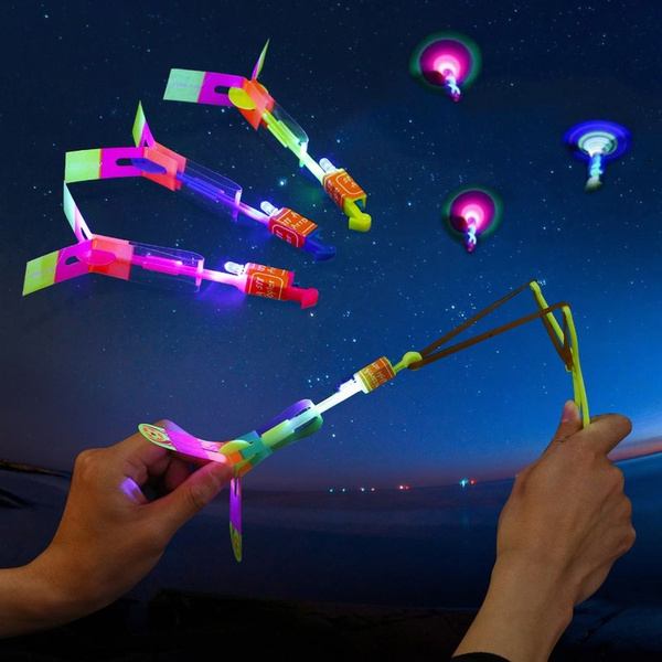 led amazing arrow flying helicopter umbrella