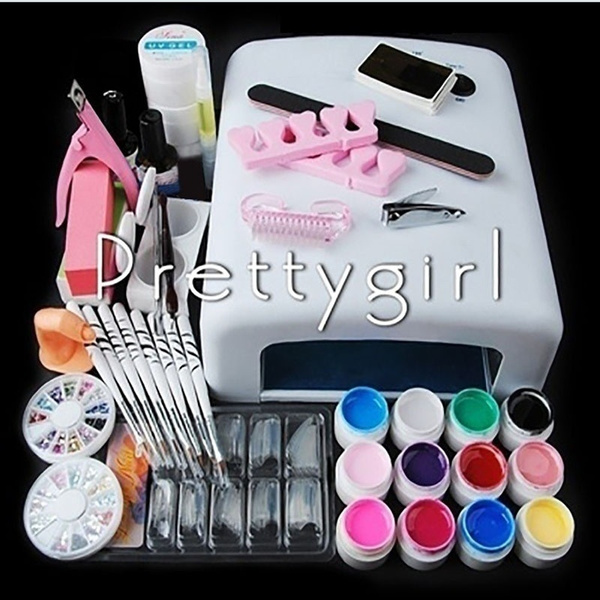 Buy Poly Nail Gel Kit, 8 Colors Acrylic Nail Extension Gel Nail Enhancement  Starter Kit, Clear Nude White Crystal Builder Gel All-in-one Nail Art  Design Set by Finger Queen Online at Low