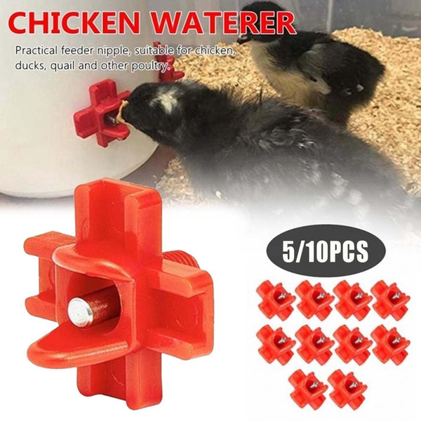 Automatic Waterers Drinking Fountain Livestock Equipment Nipple Animal Drinkers 