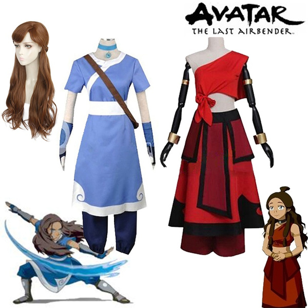 Avatar:The Last Airbender Katara cosplay costume dress Halloween New