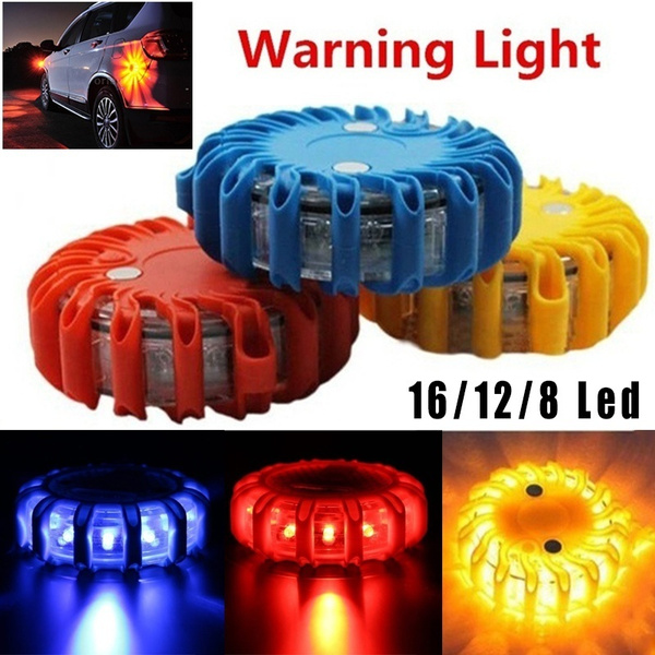 BC Rechargeable LED Circular Beacon Emergency Flashing Flashing Warning Car Lights Roof