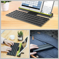 NCBH Smartphone Keyboard,Mini Foldable Bluetooth Keyboard Mobile Tablet Ultra-Thin 3 System Universal Wireless Keyboard for Indoor /& Outdoor Use,Gold