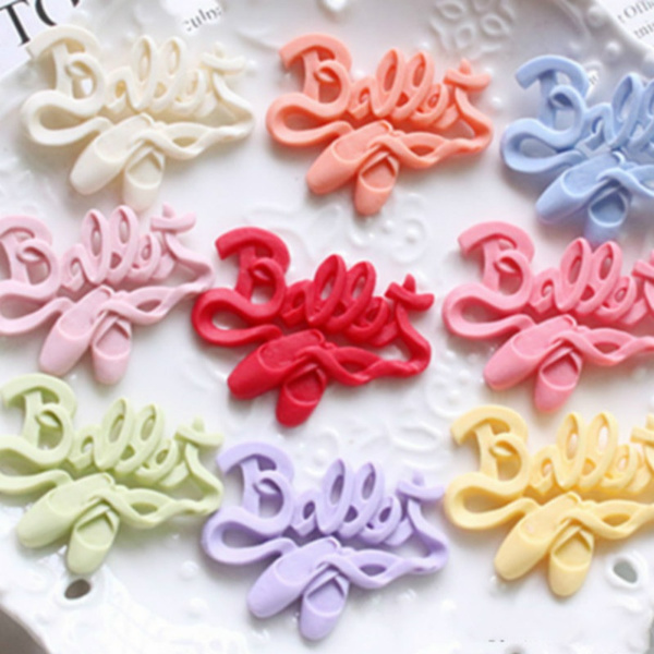 10pcs/set Ballet Shoes Resin Flatback Scrapbooking Diy Accessorices Wish
