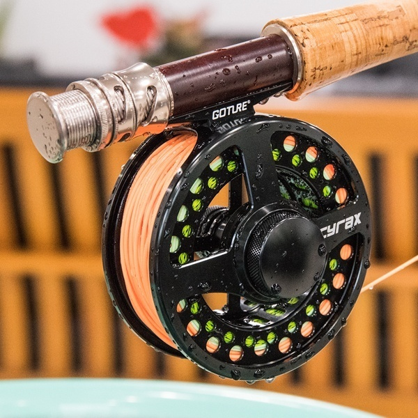 Goture Left/Right Hand Fly Reel Large Arbor Aluminum Alloy Fly