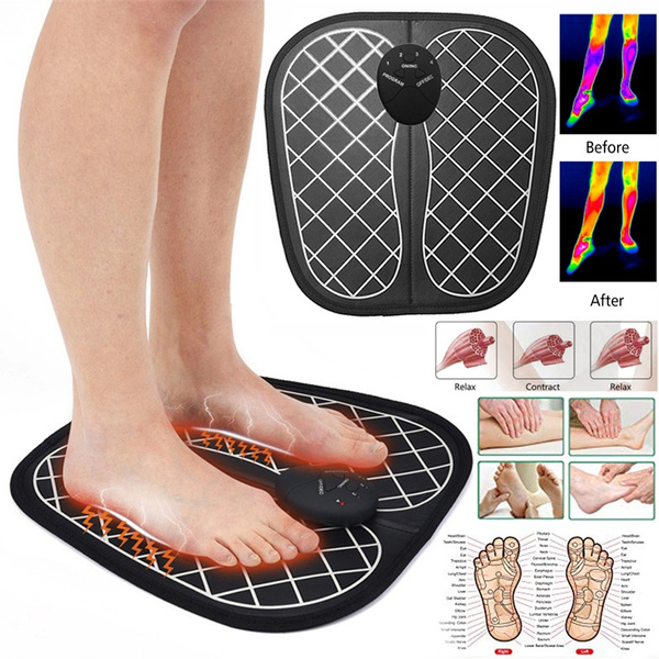 Foot Massager Electric EMS Foot Massager ABS Physiotherapy Revitalize ...