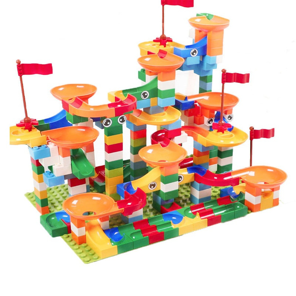 Marble race run store maze ball track