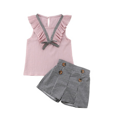 vesttop, buttonshort, Baby Girl, Fashion