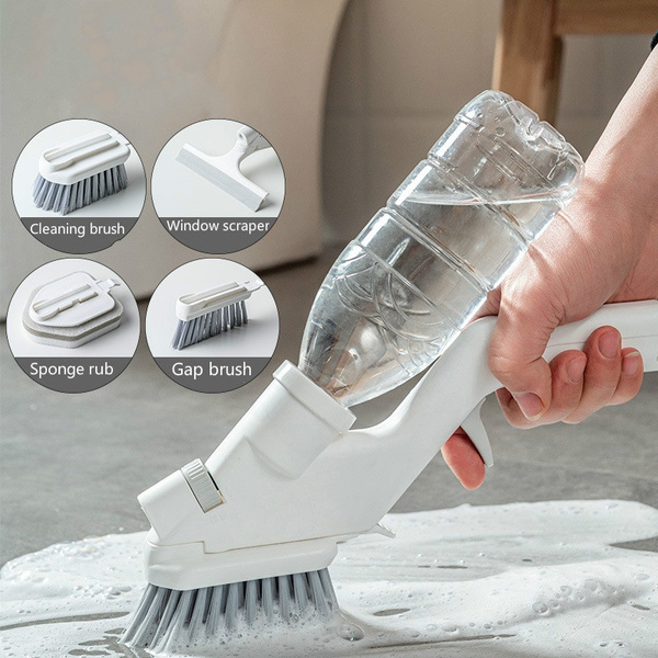 Home Multipurpose Clean Gadget Gap Cleaning Brush Glass Scraper Window  Desktop Kitchen Bathroom Clean Tool