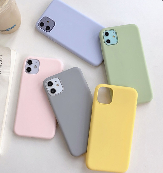 Candy Solid Pink Purple Color Soft Tpu Case For Iphone 12 Pro Max Iphone 11 Pro Max Xs Max Xr X 6s 7 8 Plus 5 For Samsung A50 A10 0 A51 Candy Solid Pink Purple Color Soft Tpu Case For Iphone 12 Pro Max Iphone 11 Pro Max Xs Max Xr X 6s 7 8 Plus 5 For Samsung A50 A10 0 A51