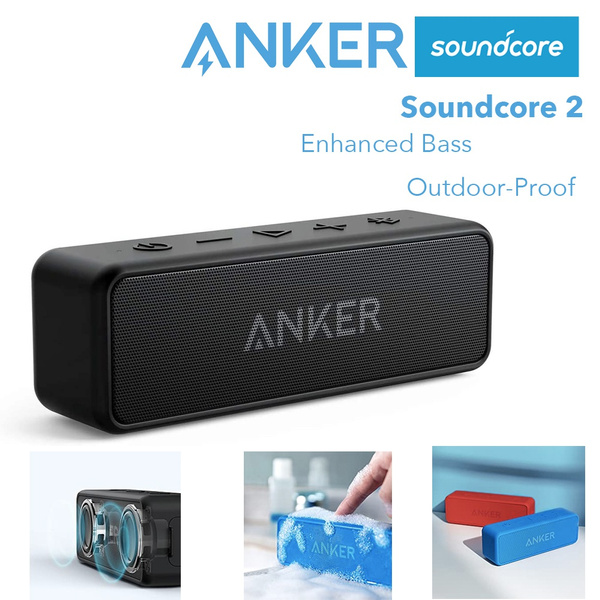 Anker Soundcore 2 Portable Wireless Bluetooth Speaker Better Bass
