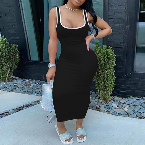 slim thick bodycon dress Slim Thick Body-con Dress Closet Extraordinaire