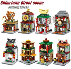 Toy, figure, buildingbricktool, chinatown