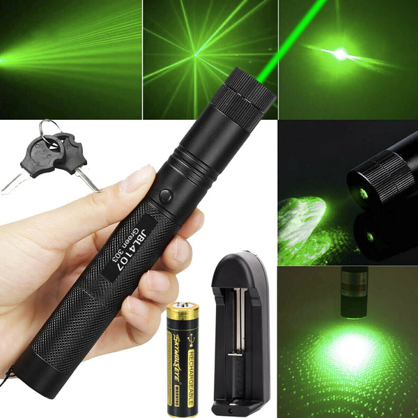 10Miles Laser Pointer Pen Military Focus Lazer Torch Pen Light Power Green 
