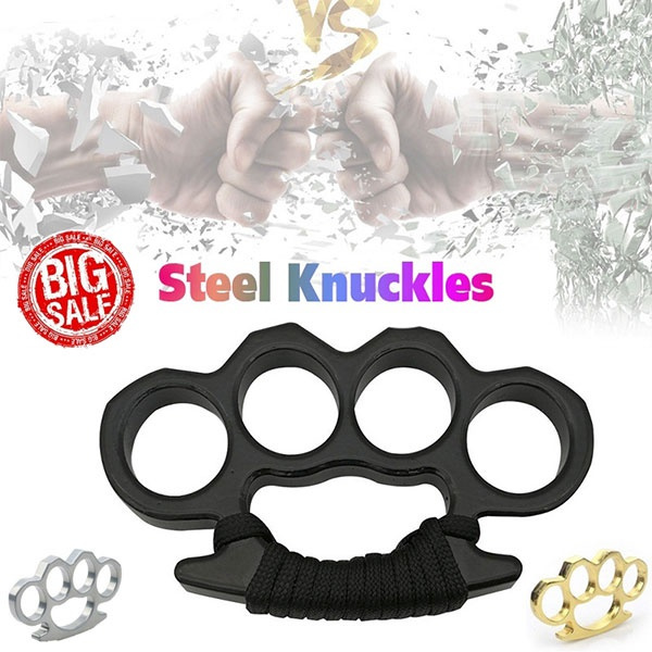 Finger Ring To Protect Yourself 2021 Funny Knuckle Dusters Brass