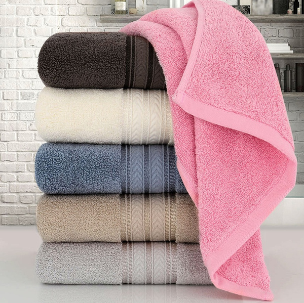 Set of 6 Extra Large Cotton Bath Towels For Bathroom Absorbent