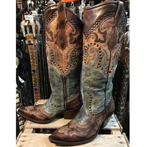 wide calf cowgirl boots near me