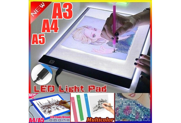 NEW Ultra A3minus/A4/A5 Digital LED Copy Board IP65 Waterproof Graphic  Tablet Tracing Board Diamond Painting Board USB Cable