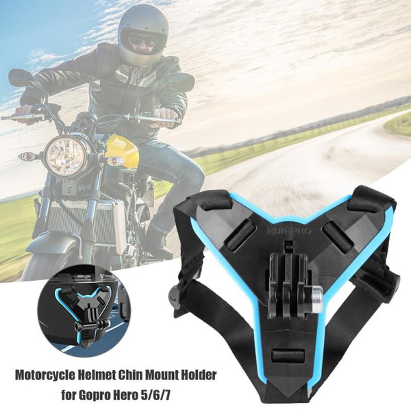 Action Camera Helmet Chin Stand Shockproof Full Face Helmet Helmet Chin ...