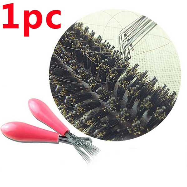 Comb Hair Brush Cleaner Cleaning Remover Embedded Beauty Tools Plastic  Handle