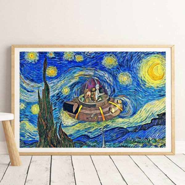 van gogh rick and morty