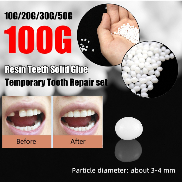 Resin False Teeth That Fit Solid Glue Temporary Tooth Repair Set