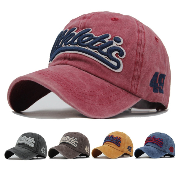 BASEBALL CAP ATHLETIC FITTED ADJUSTABLE WASHED COTTON FOR MAN AND WOMAN BASEBALL CAP ATHLETIC FITTED ADJUSTABLE WASHED COTTON FOR MAN AND WOMAN