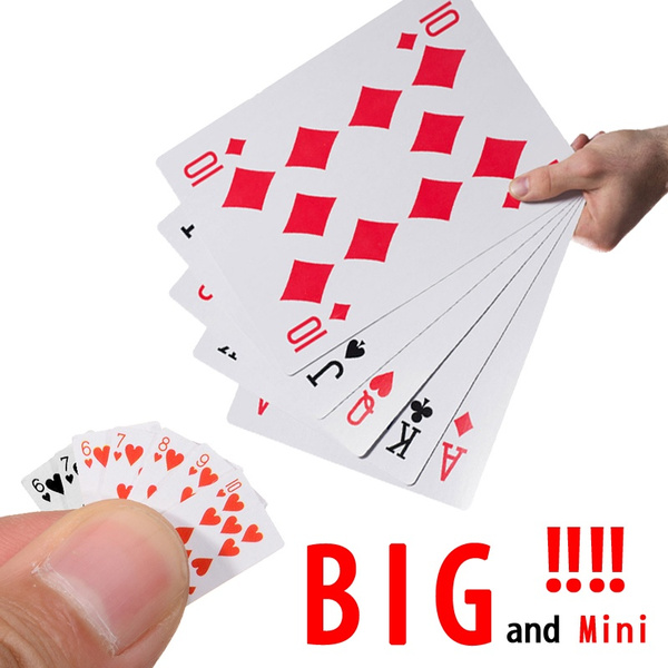 GSE Games & Sports Expert Super Jumbo Playing Cards - 8x11 Inch Giant Deck, 52 Cards + 2 Jokers, Laminated - View #2