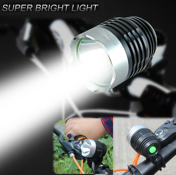 LED Bike Front Light 3 Modes Bicycle Flashlight Riding Lamp Headlight Waterproof