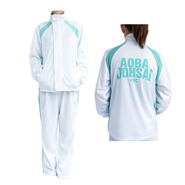 Cosplay Anime Haikyuu Aoba Johsai High School Jacket Sport Coat