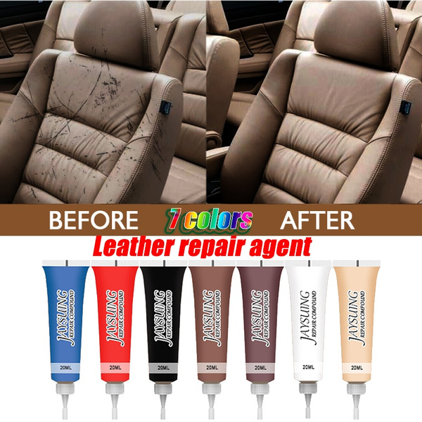 Advanced Leather Repair Gel for Car Seat Complementary Color Repair Paste  20ml (Black)