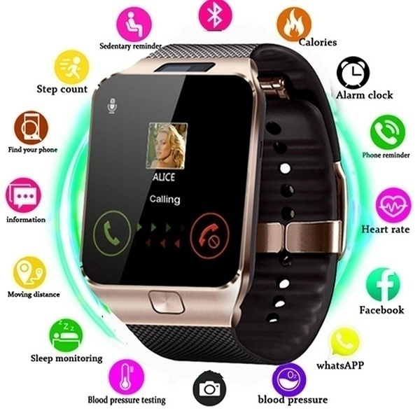 Hot Sale Smart Watch With Camera Bluetooth Wrist Watch SIM Card Smartwatch For IOS&Android | Wish