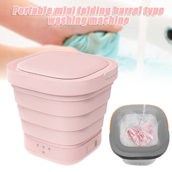 Portable Mini Washing Machine Folding Laundry Tub Basic Automatic